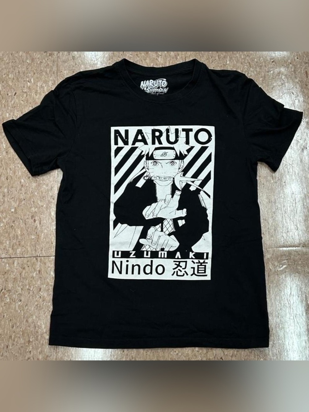 Naruto Uzumaki Black Graphic Tee by Naruto Shippuden